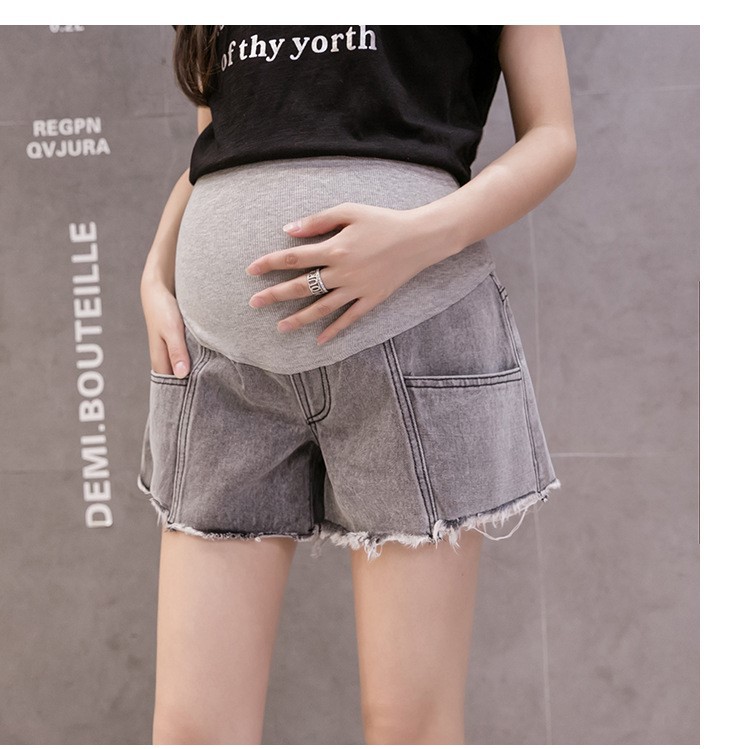 Quần Jean Đùi Bầu Xinh Trẻ Trung Năng Động Q268