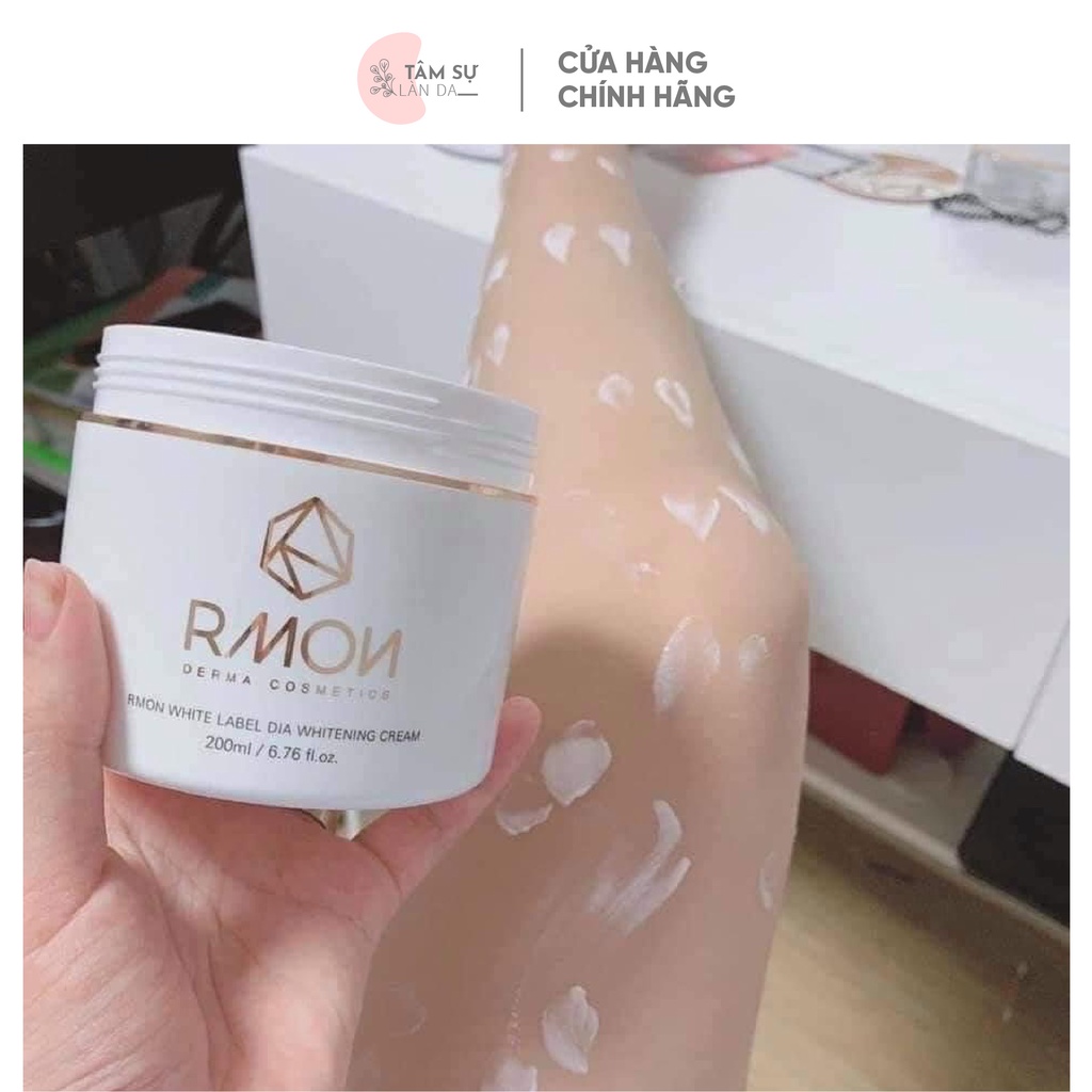 Kem Dưỡng Trắng Da Body Tế Bào Gốc Rmon White Label Dia Whitening Cream 200ml