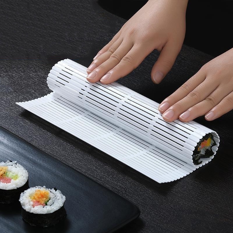 Thảm Cuộn Sushi Bằng Nhựa Tre Có Thể Tái Sử Dụng Tiện Lợi