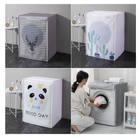 Túi Bọc Máy Giặt Cửa Ngang Cửa Trên, Túi Che Phủ Máy Giặt 7,8,9,10kg, Áo Trùm Chống Bụi Chống Nước Hàng Đẹp 88192