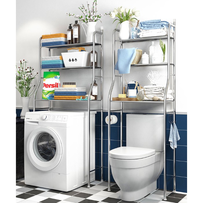 [ KHAI TRƯƠNG ] Kệ để đồ máy giặt bồn cầu inox