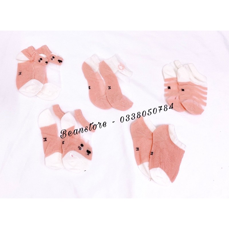 Set 5 vớ lưới mỏng mát mùa hè cho bé