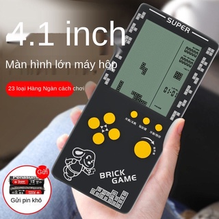 ☬☒Máy chơi game Tetris màn hình lớn 4,1 inch, cầm tay mới, xếp cổ điển hoài