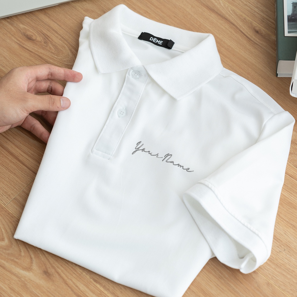 Áo Polo Thêu Tên Theo Yêu Cầu, Áo Đôi Thêu Tên Màu Đặc Biệt