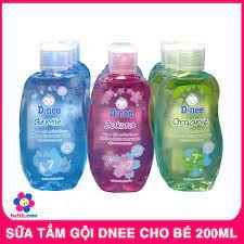 Sữa Tắm Gội Toàn Thân Dnee An Toàn Cho Bé Hương Thơm Mát (D-nee Thái Lan - Loại 200ml)