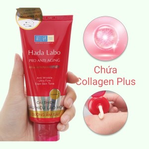 Kem rửa mặt dưỡng chuyên biệt HADA LABO Pro Anti Aging 80g