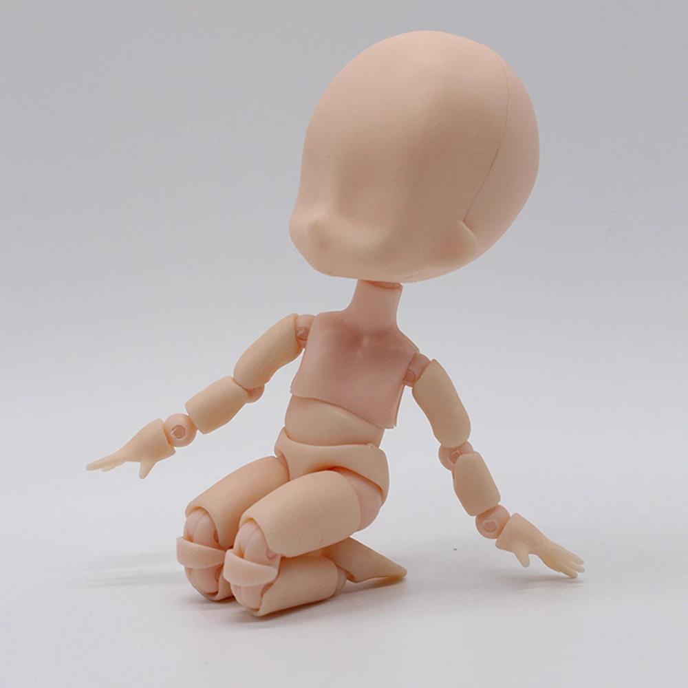 Búp Bê Màu Da Ngà 15cm Với Chân Đứng Trang Trí Nghệ Sĩ Manga Có Thể Di Chuyển Được