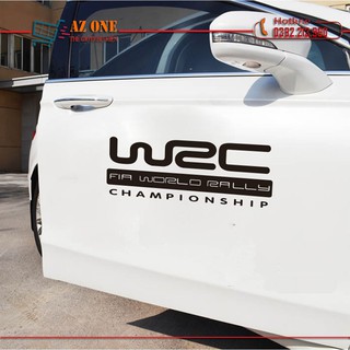 Tem Decal Dán Sườn Xe Ô Tô WRC Cao Cấp