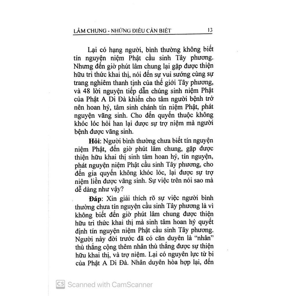 Sách Lâm Chung - Những Điều Cần Biết