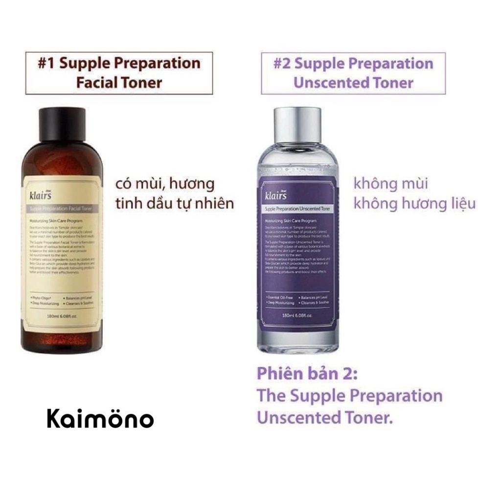 [Giá ưu đãi] Nước Hoa Hồng Klairs Supple Preparation Toner 180ml | BigBuy360 - bigbuy360.vn