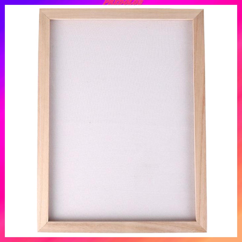 Bộ 2 Khuôn Làm Giấy Thủ Công Bằng Gỗ Kích Thước 15x18CM DIY
