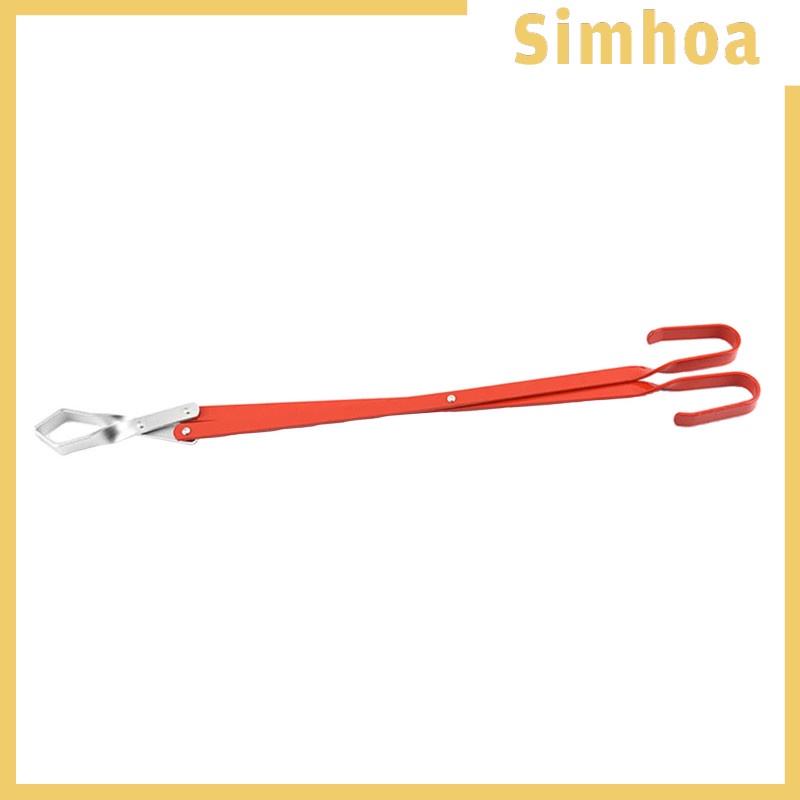 [SIMHOA]Campfire Tongs Log Grabber Firewood Fire Pit Tools Camping Fireplace Tools