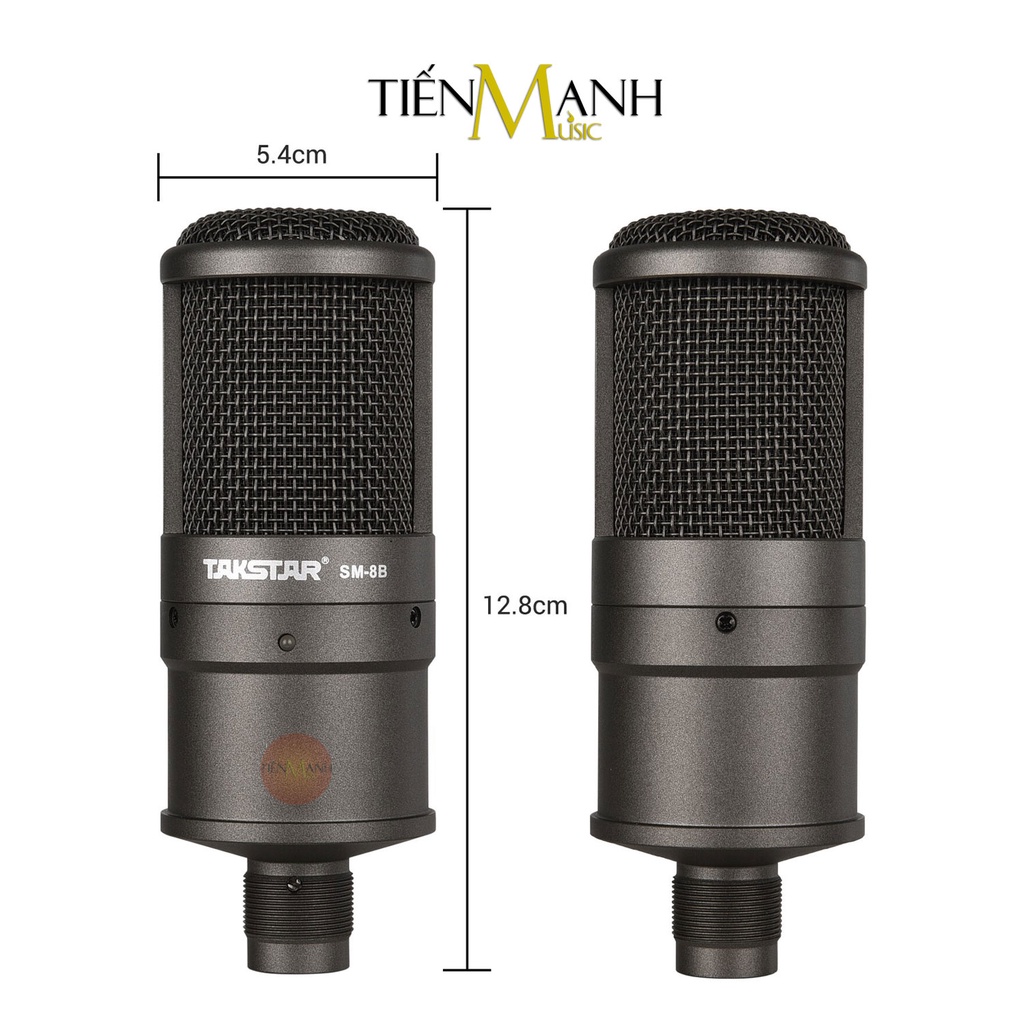 [Bản Có Vali, Chính Hãng] Micro Takstar SM8B Mic Thu Âm Condenser Livestream Phòng Thu Studio Microphone SM-8B