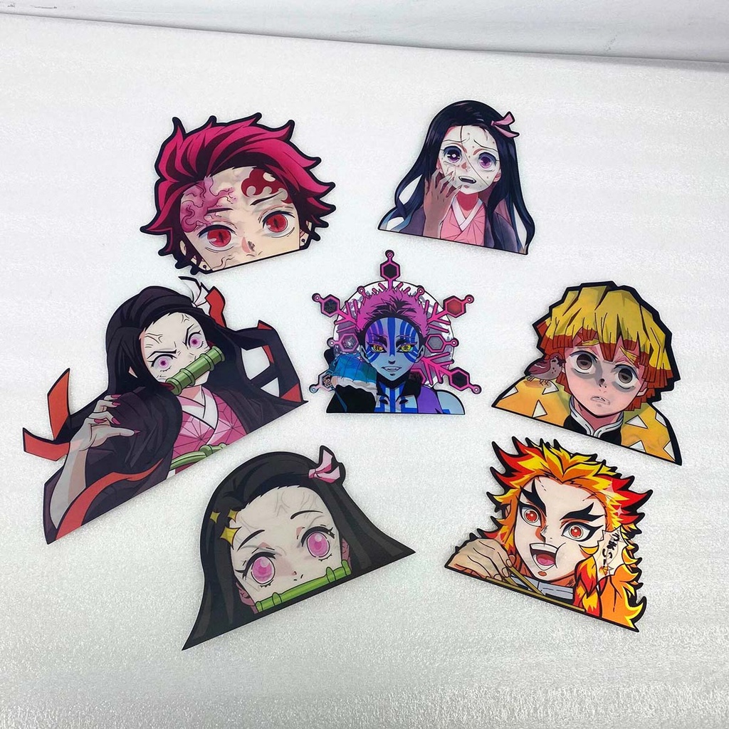 Sticker 3D Nổi Dán Bình Nước Giữ Nhiệt Ốp Điện Thoại Phím Tường Mũ Bảo Hiểm Cute Anime Girl Spy X Family Cute Chống Nước