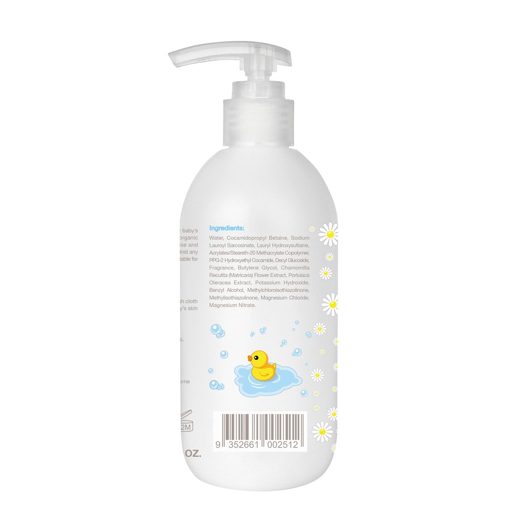 Sữa tắm trẻ em Baby bath body wash Organique 300ml