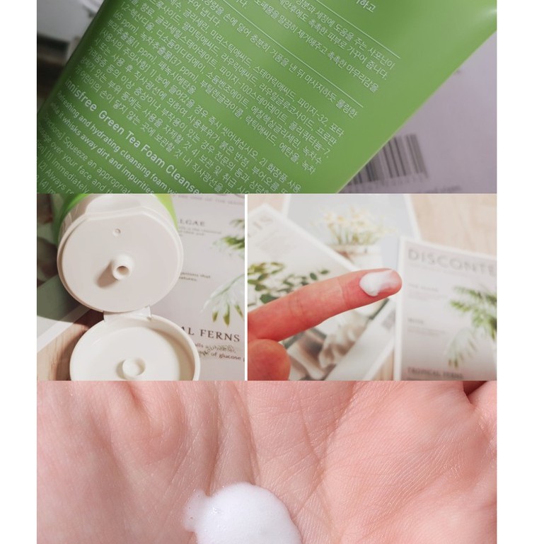 Sữa Rửa Mặt Chiết Xuất Từ Trà Xanh Innisfree Green Tea Foam Cleanser