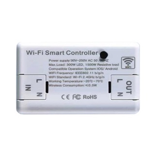 (Hàng phân phối chính hãng) Công tắc On/Off Wifi GOMAN GM-WSO-244W