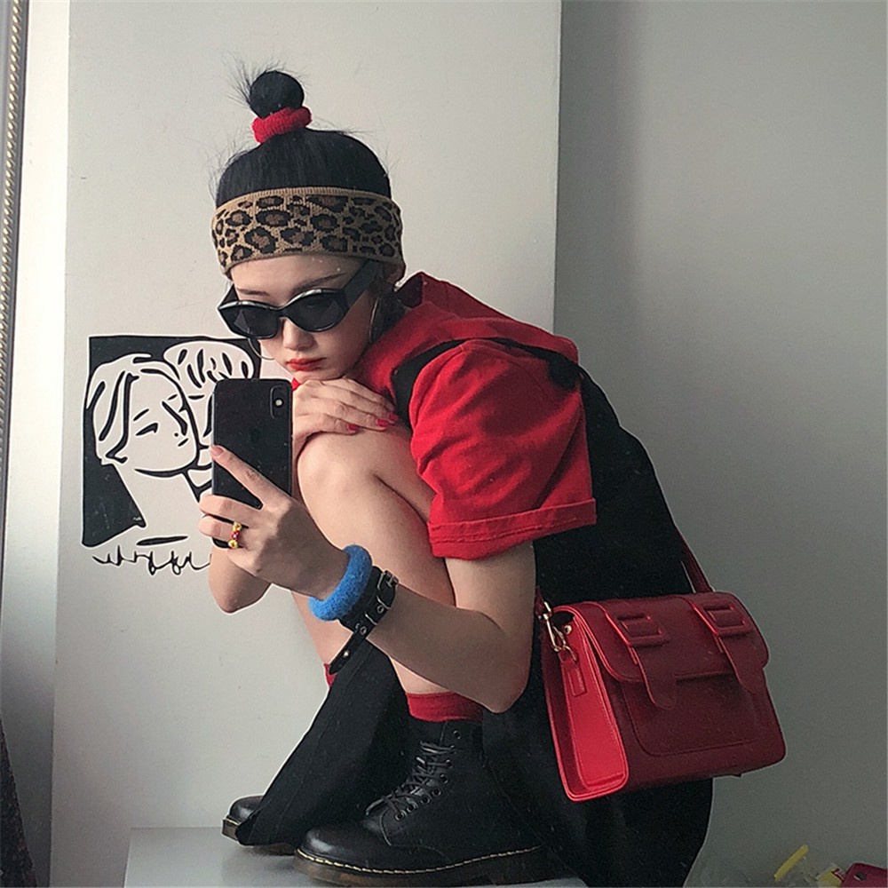 Băng Đô Bản Rộng In Họa Tiết Da Báo Thời Trang Hàn Quốc Cổ Điển Cho Nữ