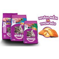 Thức ăn mèo whiskas vị cá biển 3kg