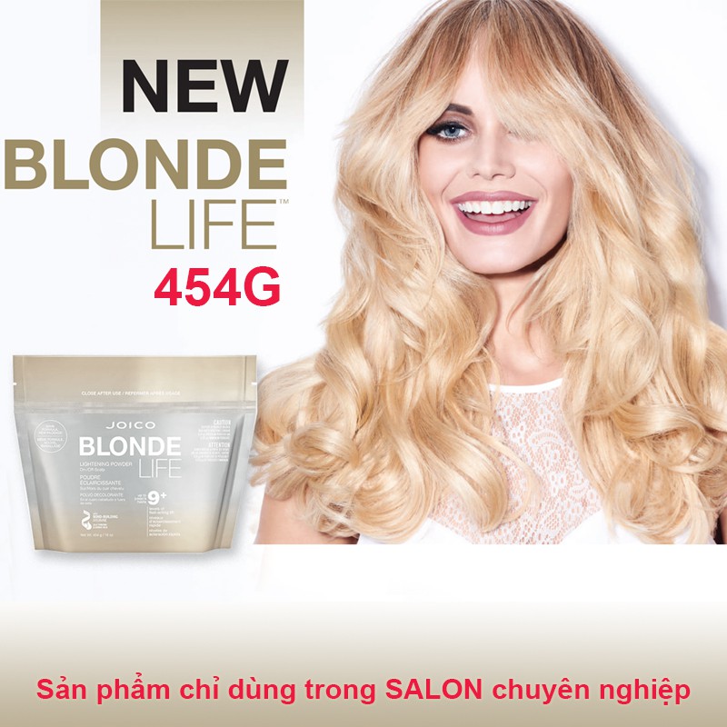 Bột tẩy tóc JOICO Blonde Life nâng tông lên Level 9+ gói 454g