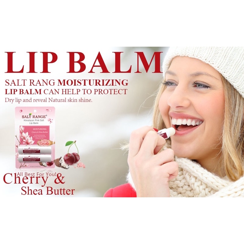 Son dưỡng môi Muối Hồng Hymalayan Pink Salt Lip Balm