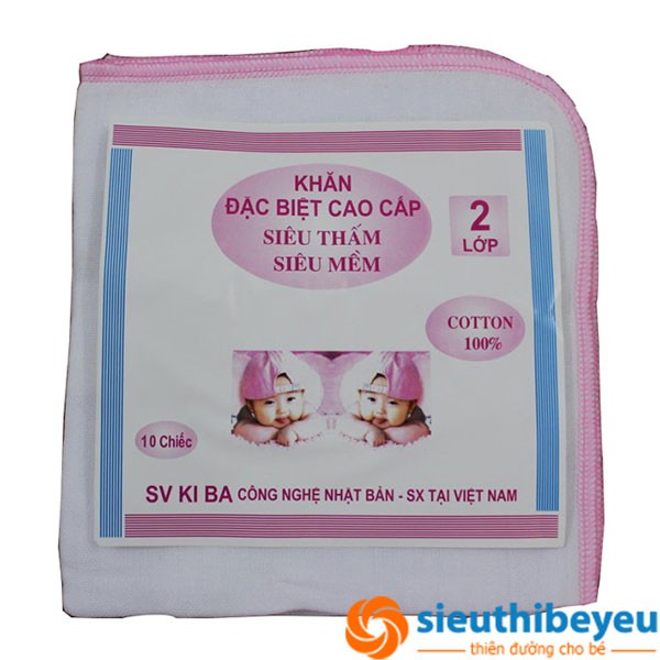 Khăn xô Kiba bộ 10 cái