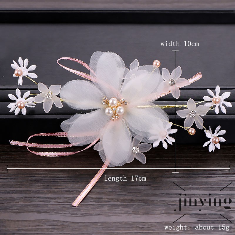 GETNOIVAS Phụ kiện cài tóc hình hoa xinh xắn cho cô dâu