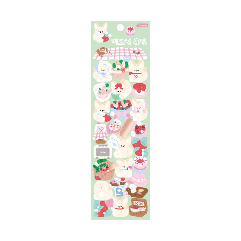 Sticker Dán Trang Trí Bằng PVC Chống Nước Họa Tiết Dễ Thương Bắt Mắt
