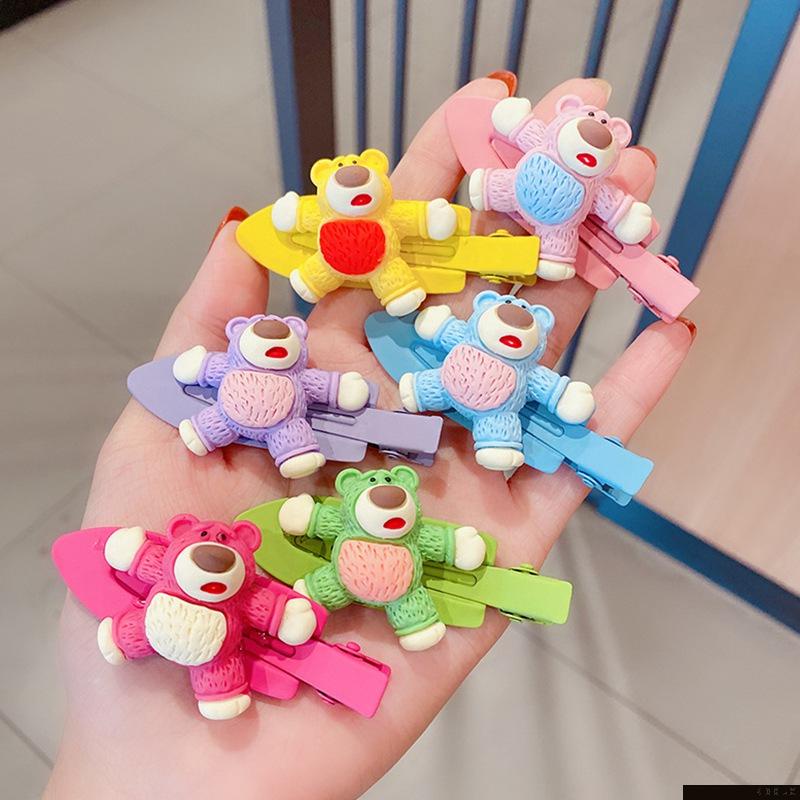 Kẹp tóc hình hoạt hình xinh xắn cho bé gái 4*3.5cm/1.57*1.3&quot;