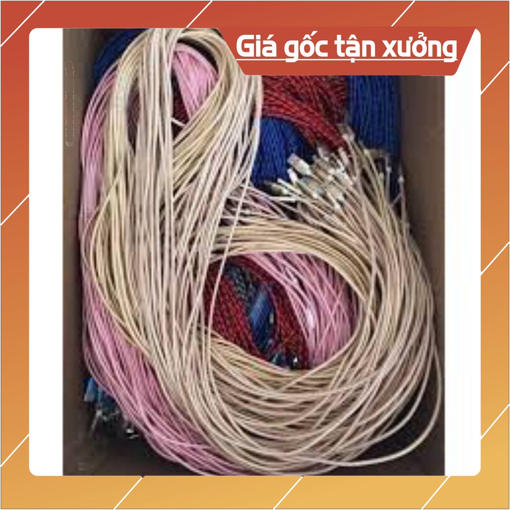 Sẵn hàng combo 10 dây sạc điện thoại 3 m .