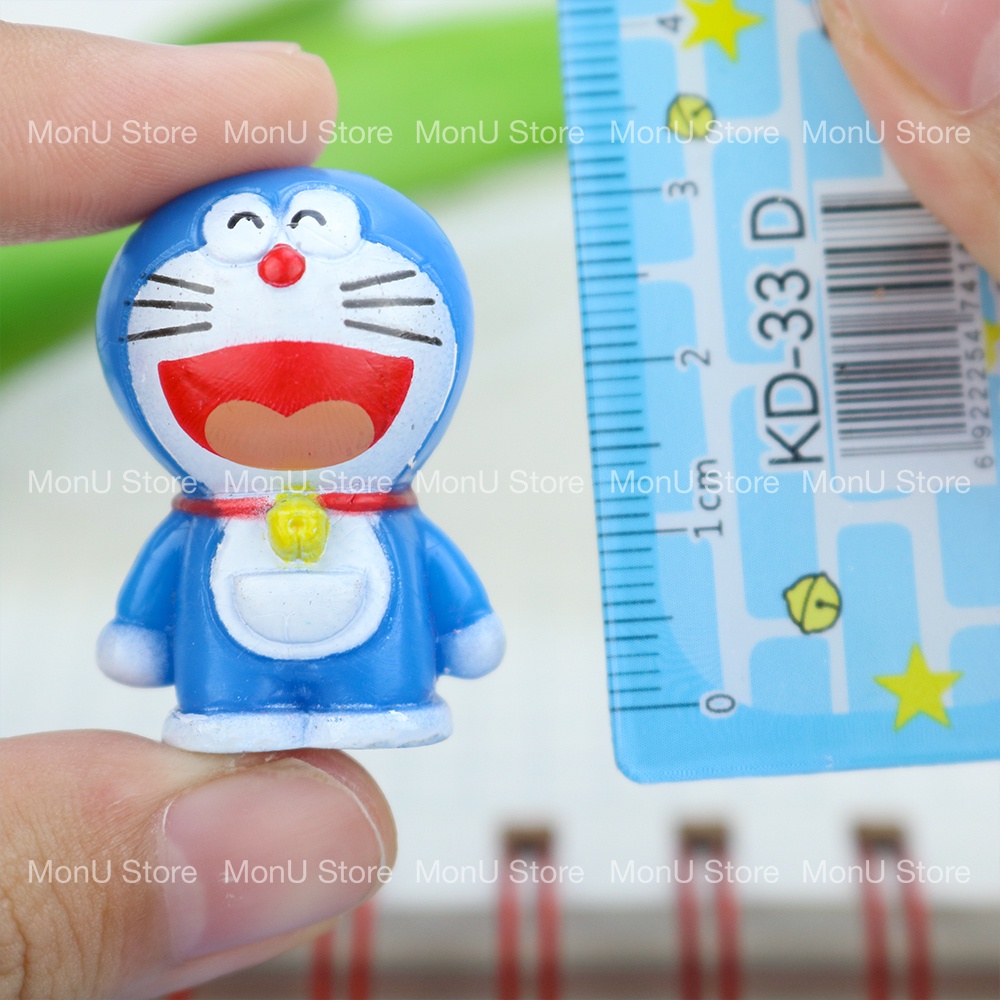 Mô hình DORAEMON DOREMON dễ thương cute kích thước khoảng 3cm (mẫu ngẫu nhiên)