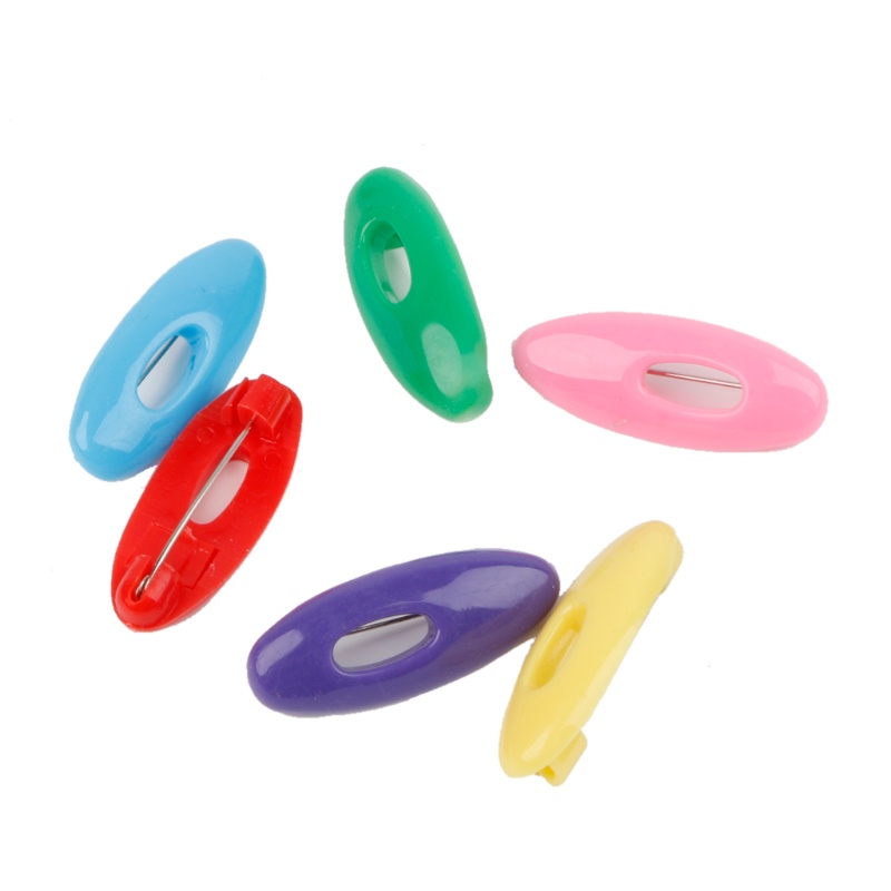 Bộ 6 Kẹp Khăn Choàng Hồi Giáo Nhiều Màu Sắc