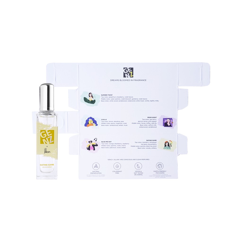 Nước hoa nữ GenZ x Jillian: Dating Game (EDP) 35ml | BigBuy360 - bigbuy360.vn