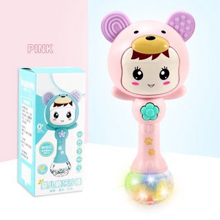 Đồ chơi lục lạc cầm tay phát nhạc thiết kế kiểu dáng dễ thương cho bé