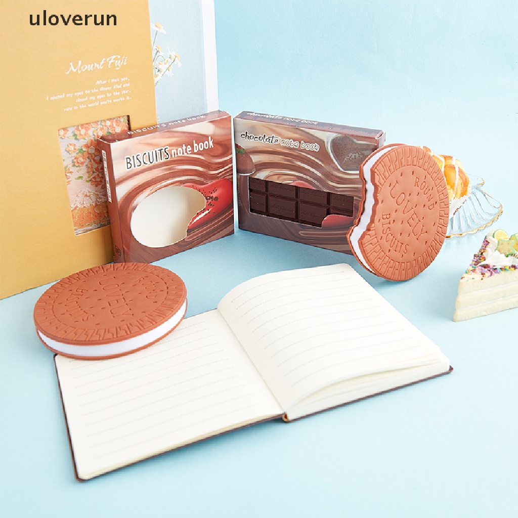 Set 80 Tấm Giấy Ghi Chú Mini Hình Bánh Quy Socola Dễ Thương