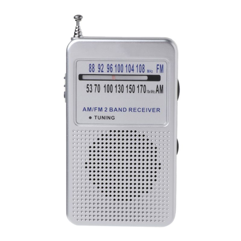 Radio Am / Fm 2 Băng Tần Kỹ Thuật Số Bỏ Túi Hỗ Trợ Thiết Kế Nhỏ Gọn Tiện Dụng