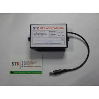 Nguồn dự phòng 12v - 3000mah - ups 12v3 - stk