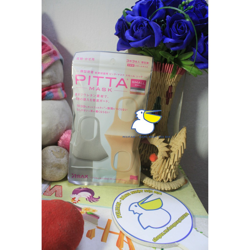 [ CHÍNH HÃNG + BILL] Khẩu trang Pitta 3 cái kháng khuẩn, chống tia UV | BigBuy360 - bigbuy360.vn