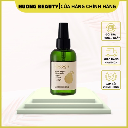 Tinh dầu bưởi dưỡng tóc cocoon 140ml - ngăn tóc gãy rụng, kích thích mọc tóc
