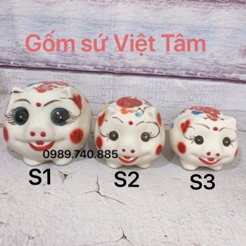 Lợn tiết kiệm đầu hoa mini