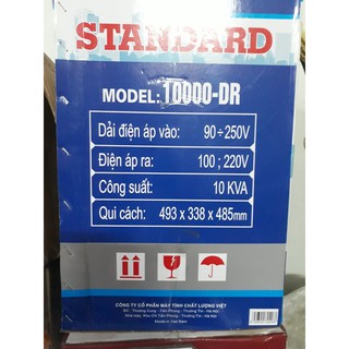 ỔN ÁP STANDARD 10KVA - 1PHA 90V - 250V