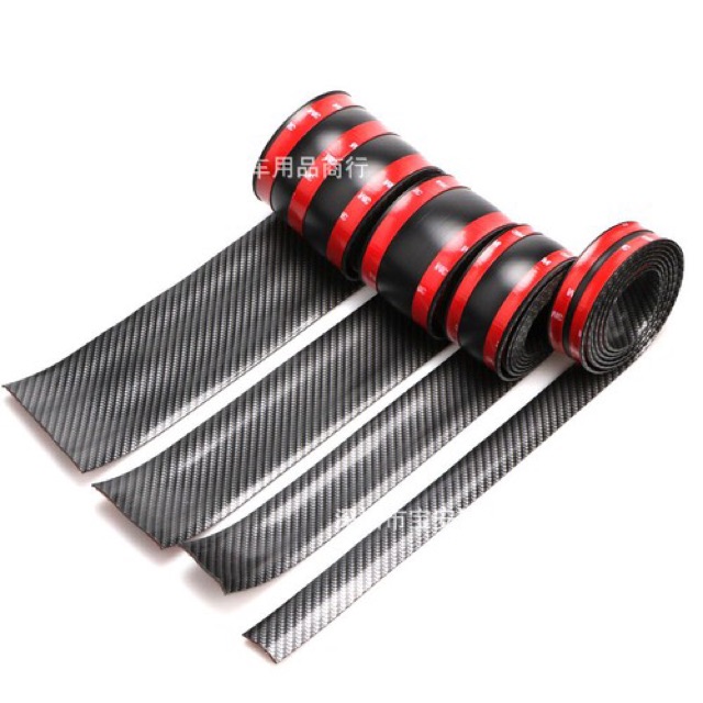 Miếng dán 3d Carbon chống va chạm xe 7CM x 2M