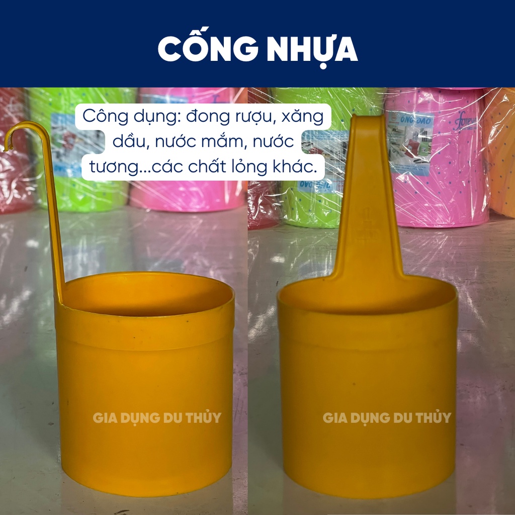 Cống quặng phễu đong rượu, đong nước mắm dung tích 250ml-500ml-1000ml của tổng kho gia dụng Du Thủy