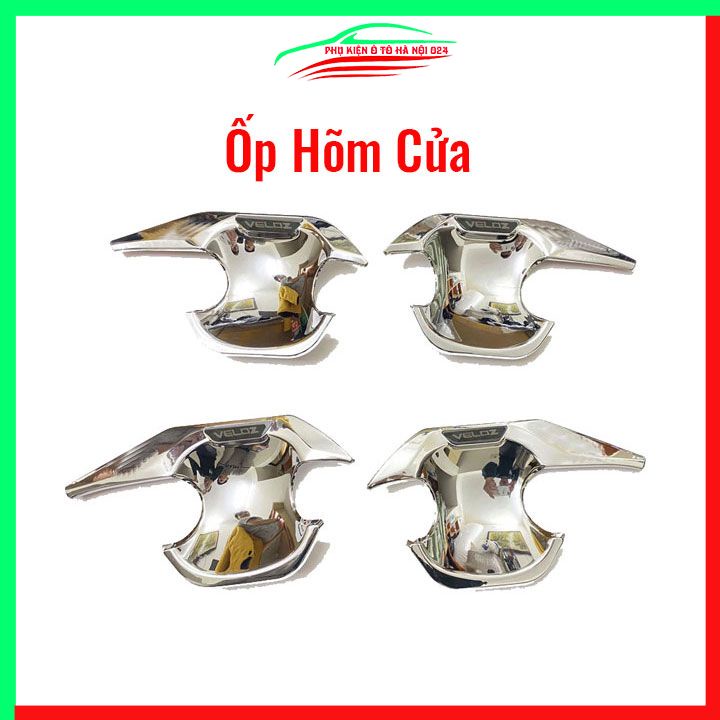 Ốp tay hõm cửa mạ crom Veloz 2022-2023 chống trầy va đập mở cửa xe