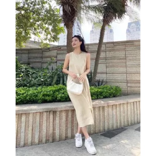 Đầm Suông váy Suông Ba Lỗ, Chất Đũi Cao Cấp, Có Bigsize tới 95KG,  đi tiệc, đi biển, đi chơi, mặc nhà