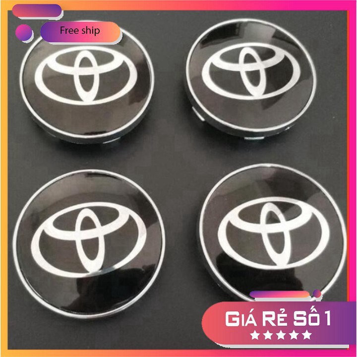 Logo chụp mâm, ốp lazang BVBánh xe ô tô Toyota đường kính 60mm BVB