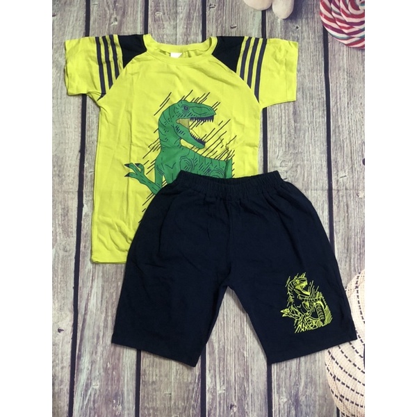 (20-40kg) Bộ Thun Cotton Bé Trai