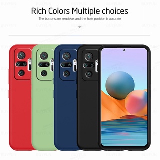 Ốp Lưng Silicone Mềm Màu Trơn Cho Xiaomi Redme Redmi Note 10 Pro Note 10 Pro