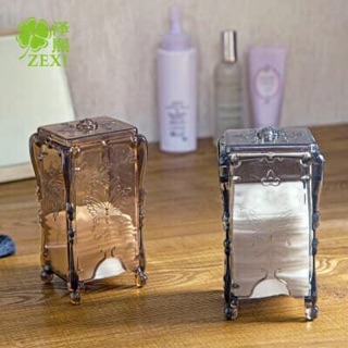hộp đựng bông tẩy trang.