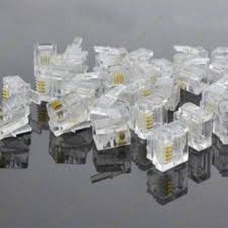 Túi hạt đầu bấm thoại RJ11 100 đầu